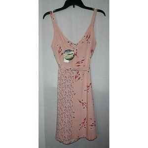 Bebop Women's Junior Summer Dress Size S Pink Blush Floral